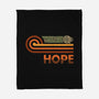 Retro Vintage Hope-None-Fleece-Blanket-retrodivision