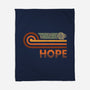 Retro Vintage Hope-None-Fleece-Blanket-retrodivision