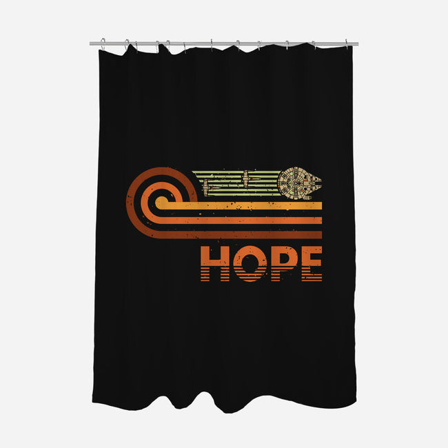 Retro Vintage Hope-None-Polyester-Shower Curtain-retrodivision