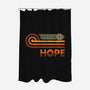 Retro Vintage Hope-None-Polyester-Shower Curtain-retrodivision