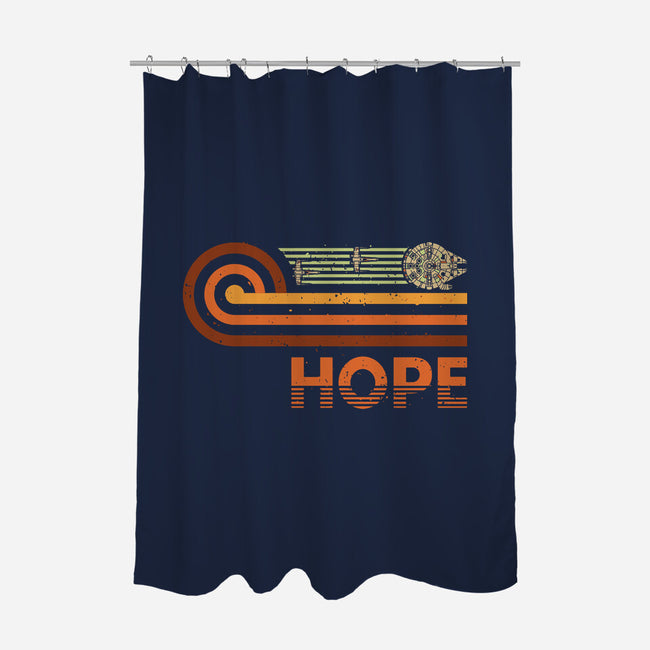 Retro Vintage Hope-None-Polyester-Shower Curtain-retrodivision
