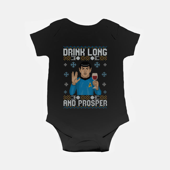 Drink Long And Prosper-Baby-Basic-Onesie-NMdesign