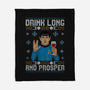 Drink Long And Prosper-None-Fleece-Blanket-NMdesign