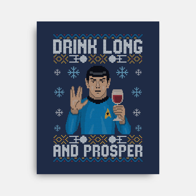 Drink Long And Prosper-None-Stretched-Canvas-NMdesign