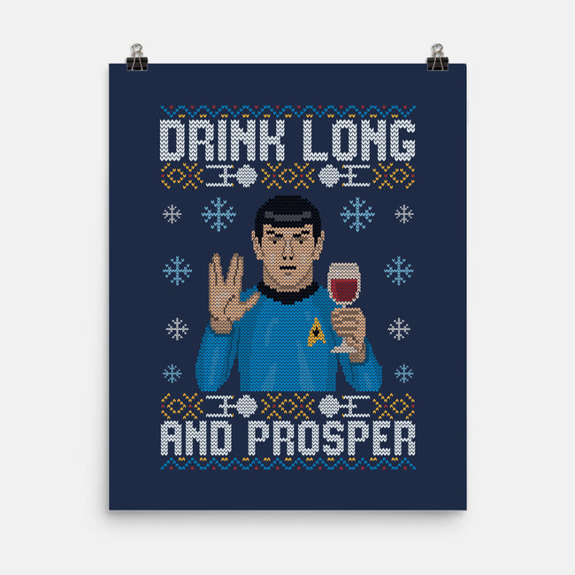 Drink Long And Prosper-None-Matte-Poster-NMdesign