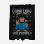 Drink Long And Prosper-None-Polyester-Shower Curtain-NMdesign