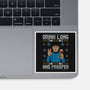 Drink Long And Prosper-None-Glossy-Sticker-NMdesign