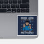 Drink Long And Prosper-None-Glossy-Sticker-NMdesign