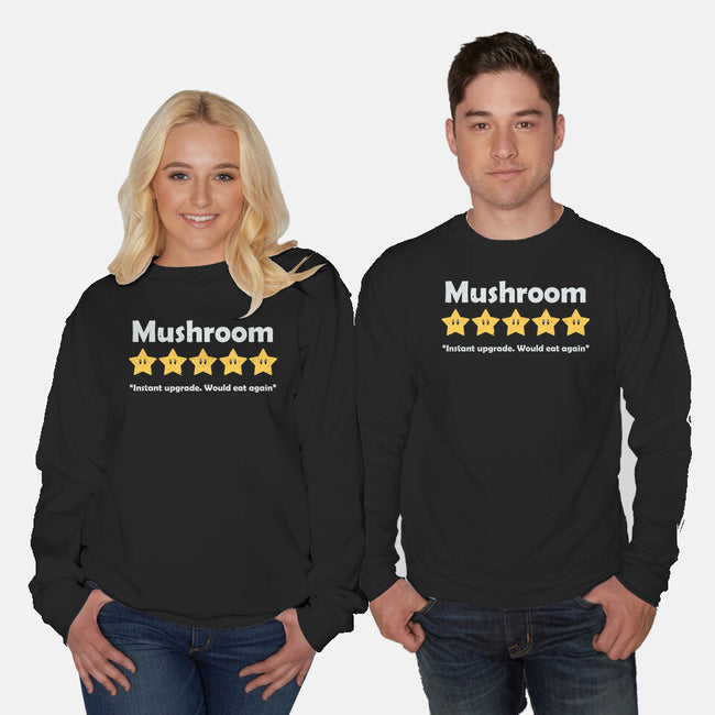 Mushroom Review-Unisex-Crew Neck-Sweatshirt-NMdesign