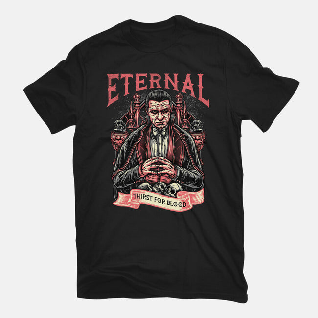 Eternal Thirst-Womens-Fitted-Tee-glitchygorilla
