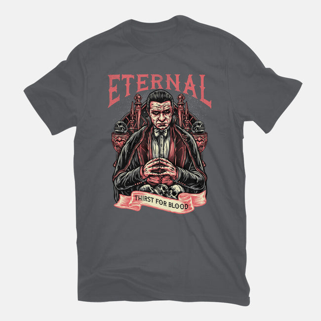 Eternal Thirst-Womens-Fitted-Tee-glitchygorilla