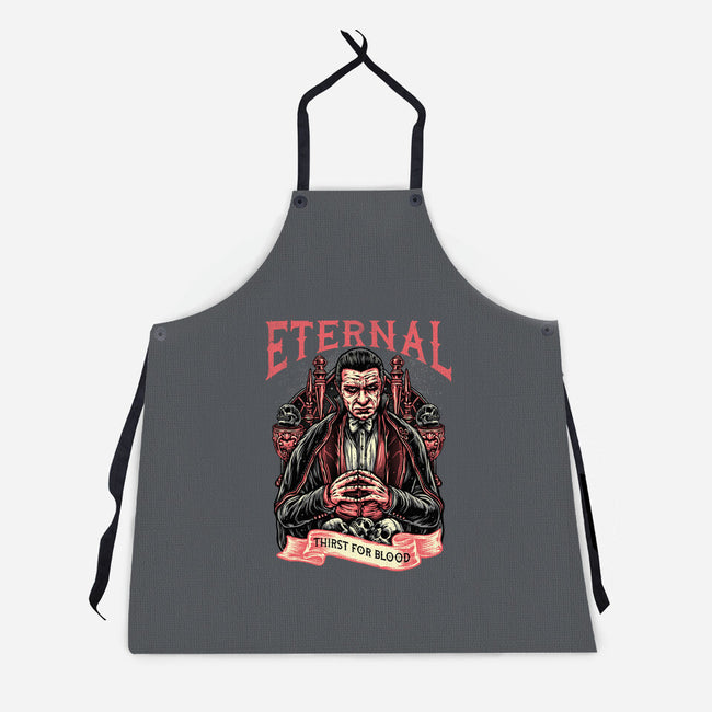 Eternal Thirst-Unisex-Kitchen-Apron-glitchygorilla