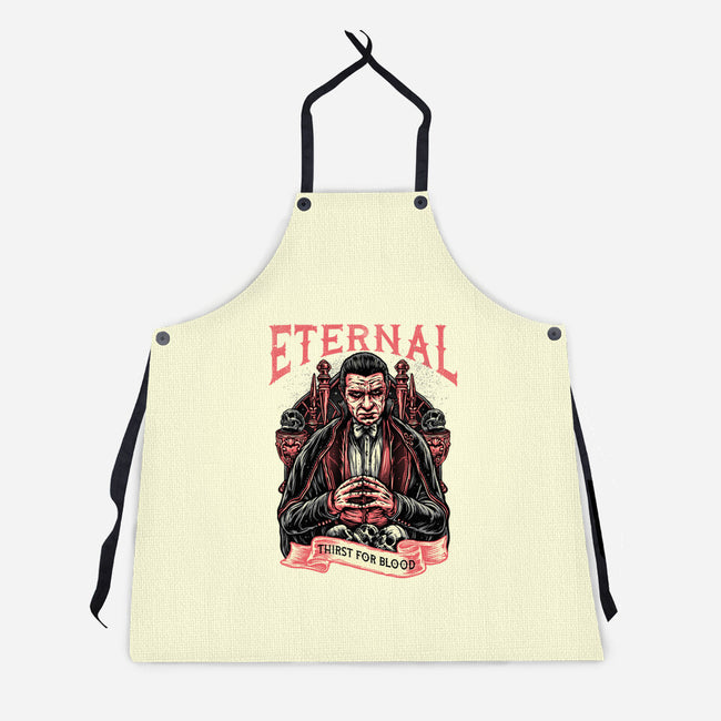 Eternal Thirst-Unisex-Kitchen-Apron-glitchygorilla