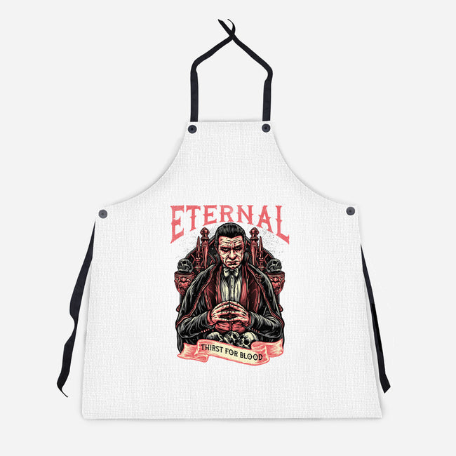 Eternal Thirst-Unisex-Kitchen-Apron-glitchygorilla