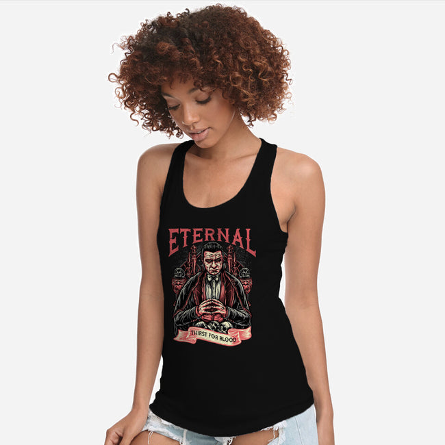 Eternal Thirst-Womens-Racerback-Tank-glitchygorilla