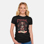 Eternal Thirst-Womens-Fitted-Tee-glitchygorilla