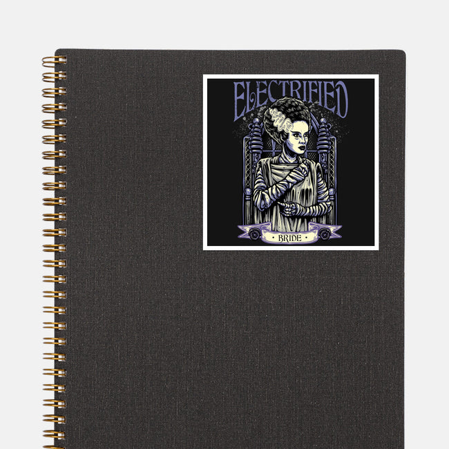 Electrified Bride-None-Glossy-Sticker-glitchygorilla