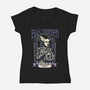 Electrified Bride-Womens-V-Neck-Tee-glitchygorilla