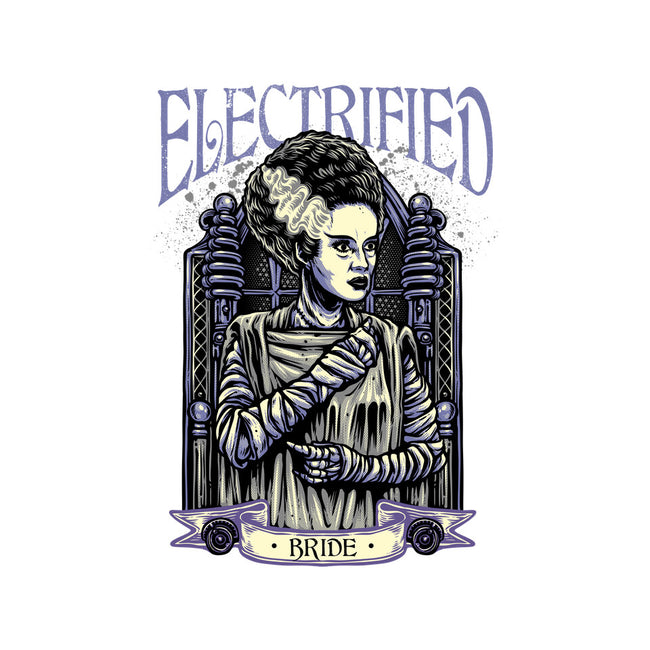 Electrified Bride-Womens-Basic-Tee-glitchygorilla