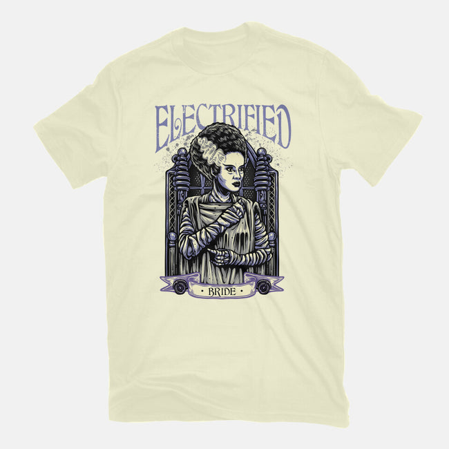 Electrified Bride-Mens-Basic-Tee-glitchygorilla