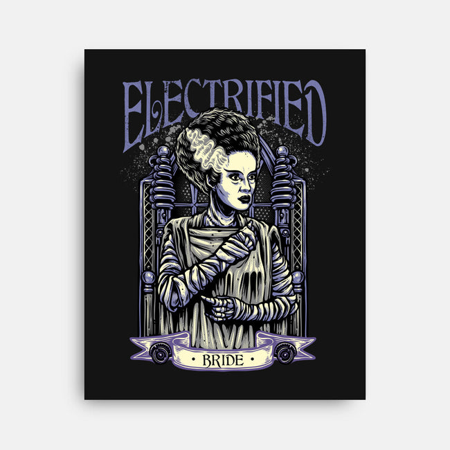 Electrified Bride-None-Stretched-Canvas-glitchygorilla