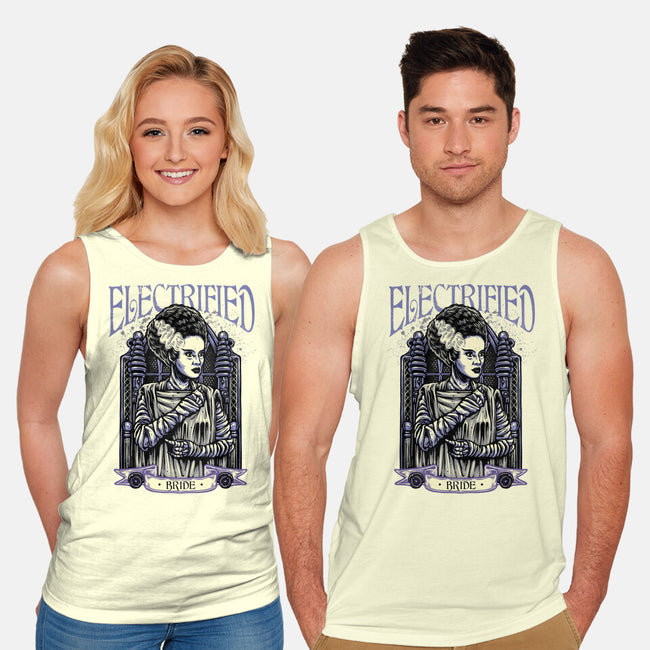 Electrified Bride-Unisex-Basic-Tank-glitchygorilla