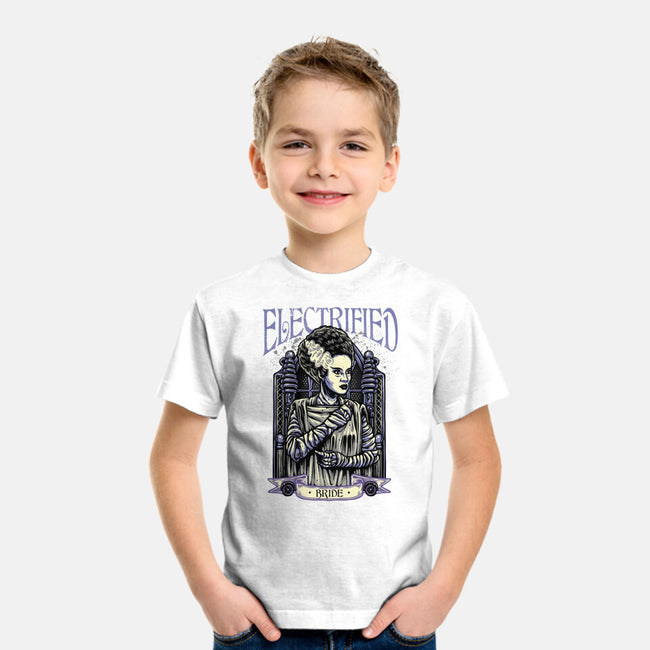 Electrified Bride-Youth-Basic-Tee-glitchygorilla