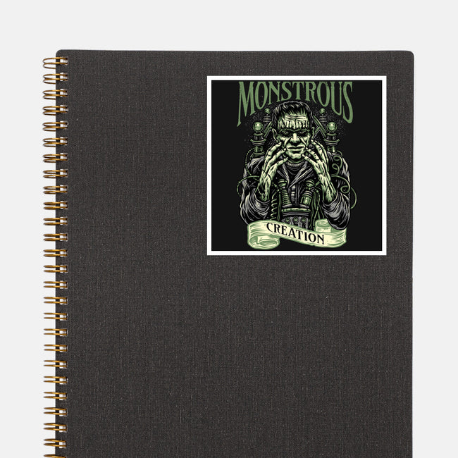 Monstrous Creation-None-Glossy-Sticker-glitchygorilla