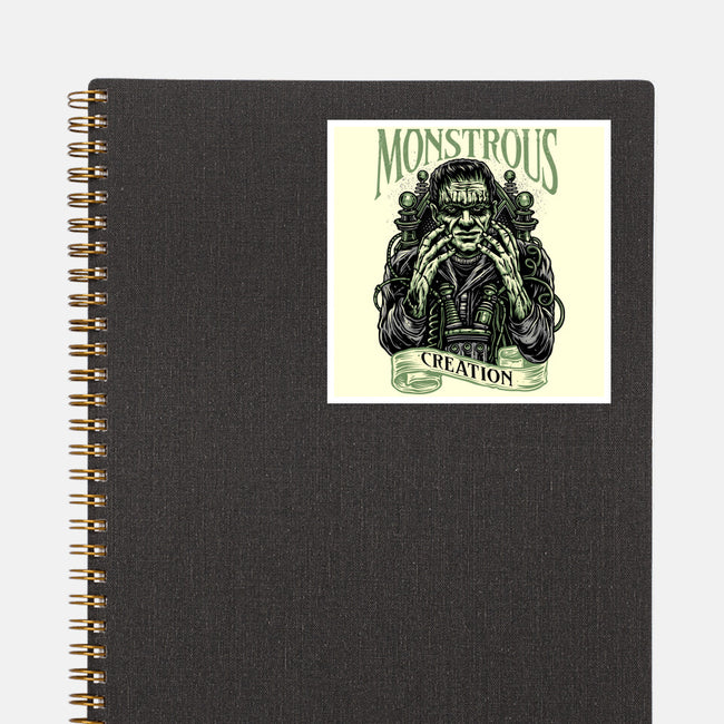 Monstrous Creation-None-Glossy-Sticker-glitchygorilla