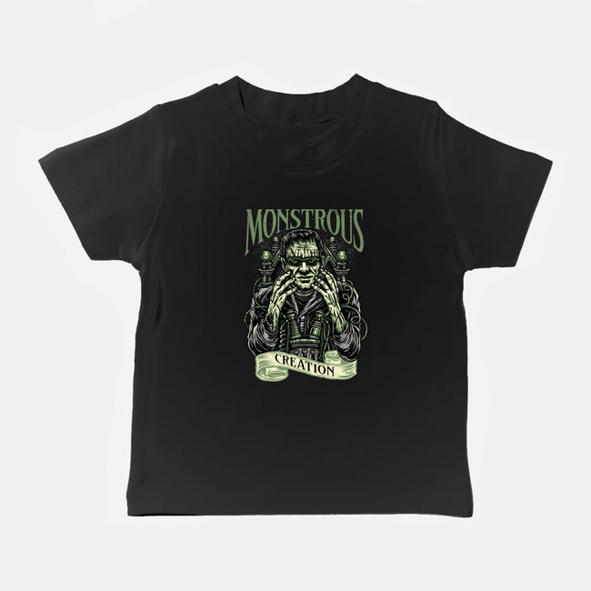 Monstrous Creation-Baby-Basic-Tee-glitchygorilla