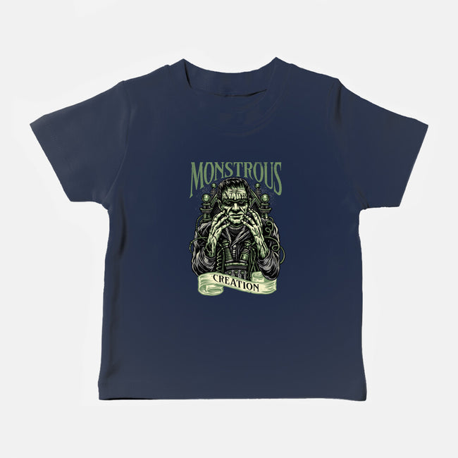 Monstrous Creation-Baby-Basic-Tee-glitchygorilla