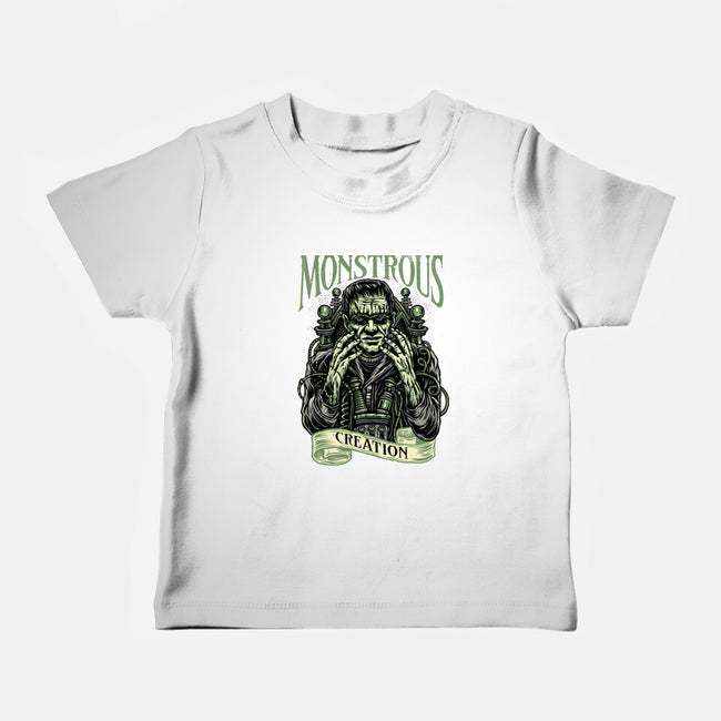 Monstrous Creation-Baby-Basic-Tee-glitchygorilla