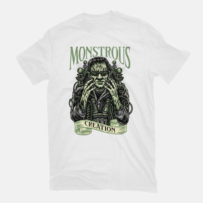 Monstrous Creation-Womens-Basic-Tee-glitchygorilla