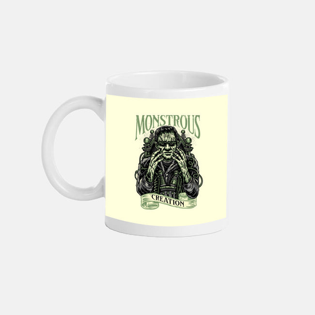 Monstrous Creation-None-Mug-Drinkware-glitchygorilla