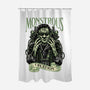 Monstrous Creation-None-Polyester-Shower Curtain-glitchygorilla