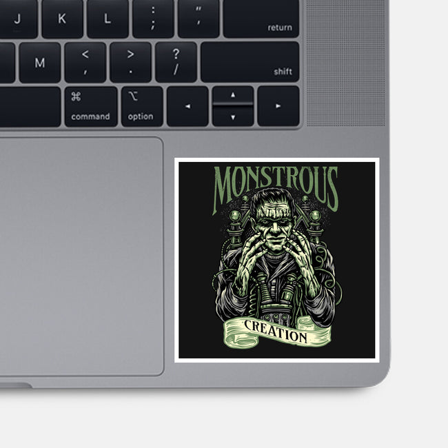 Monstrous Creation-None-Glossy-Sticker-glitchygorilla