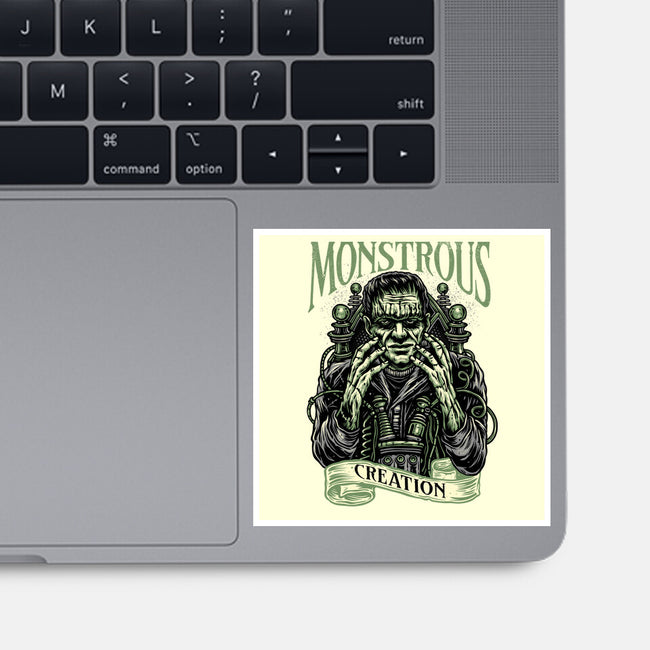 Monstrous Creation-None-Glossy-Sticker-glitchygorilla