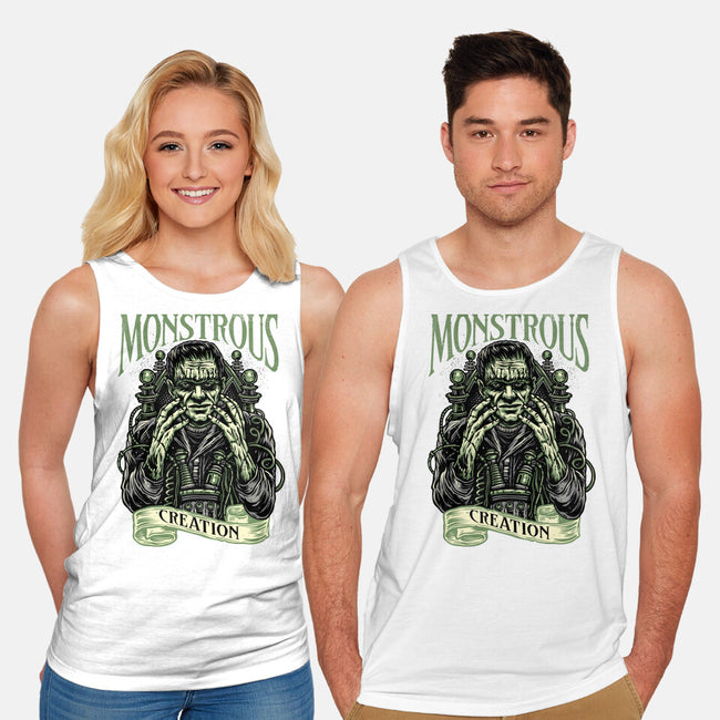 Monstrous Creation-Unisex-Basic-Tank-glitchygorilla