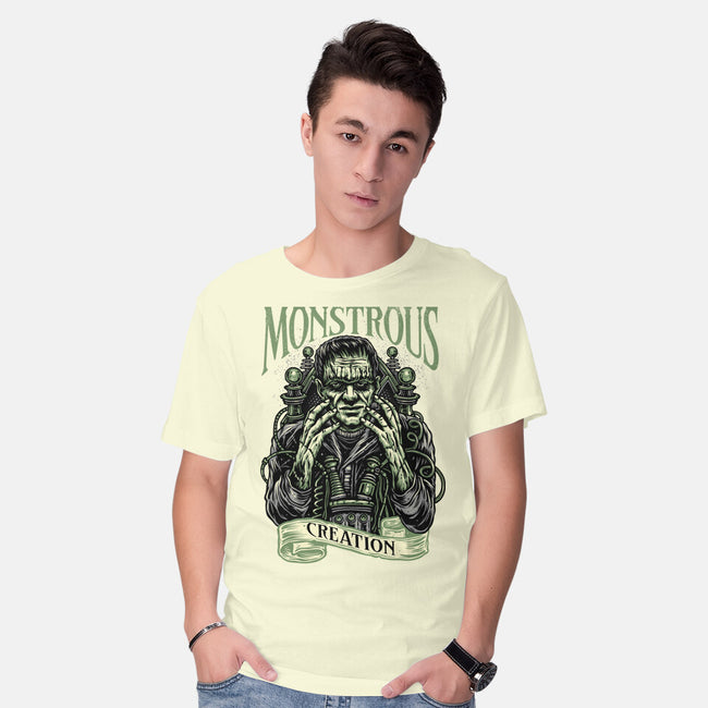 Monstrous Creation-Mens-Basic-Tee-glitchygorilla
