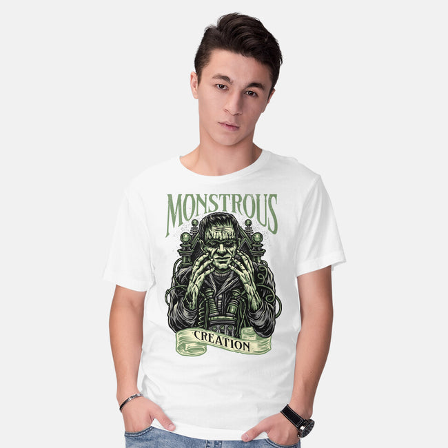 Monstrous Creation-Mens-Basic-Tee-glitchygorilla