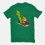 Sleigh Descent-Womens-Fitted-Tee-Raffiti