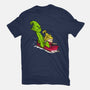 Sleigh Descent-Womens-Fitted-Tee-Raffiti