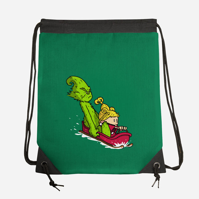 Sleigh Descent-None-Drawstring-Bag-Raffiti