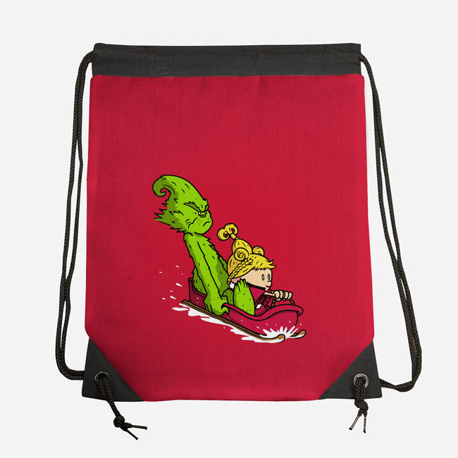 Sleigh Descent-None-Drawstring-Bag-Raffiti