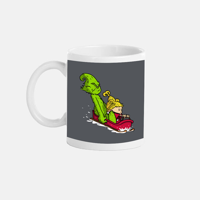 Sleigh Descent-None-Mug-Drinkware-Raffiti