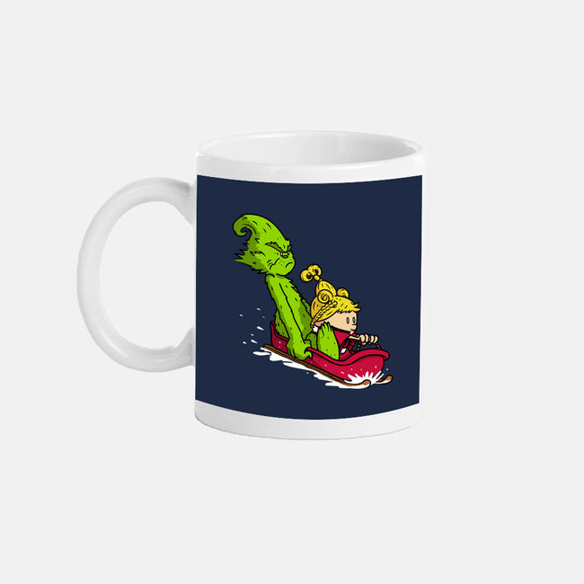 Sleigh Descent-None-Mug-Drinkware-Raffiti
