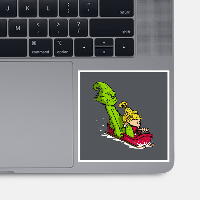 Sleigh Descent-None-Glossy-Sticker-Raffiti