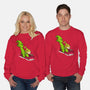 Sleigh Descent-Unisex-Crew Neck-Sweatshirt-Raffiti