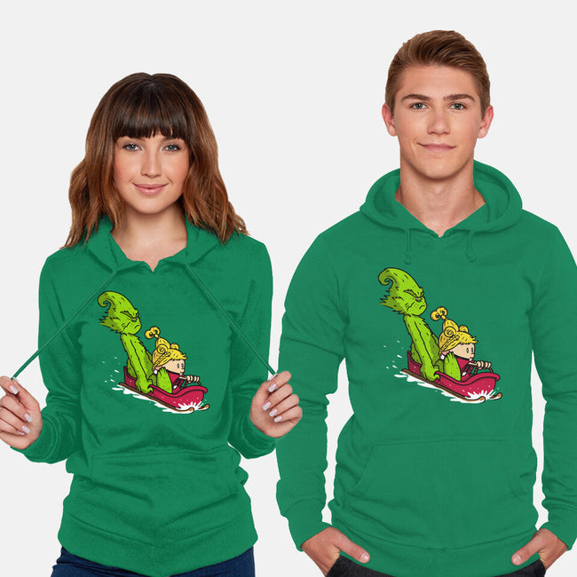 Sleigh Descent-Unisex-Pullover-Sweatshirt-Raffiti