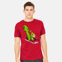 Sleigh Descent-Mens-Heavyweight-Tee-Raffiti